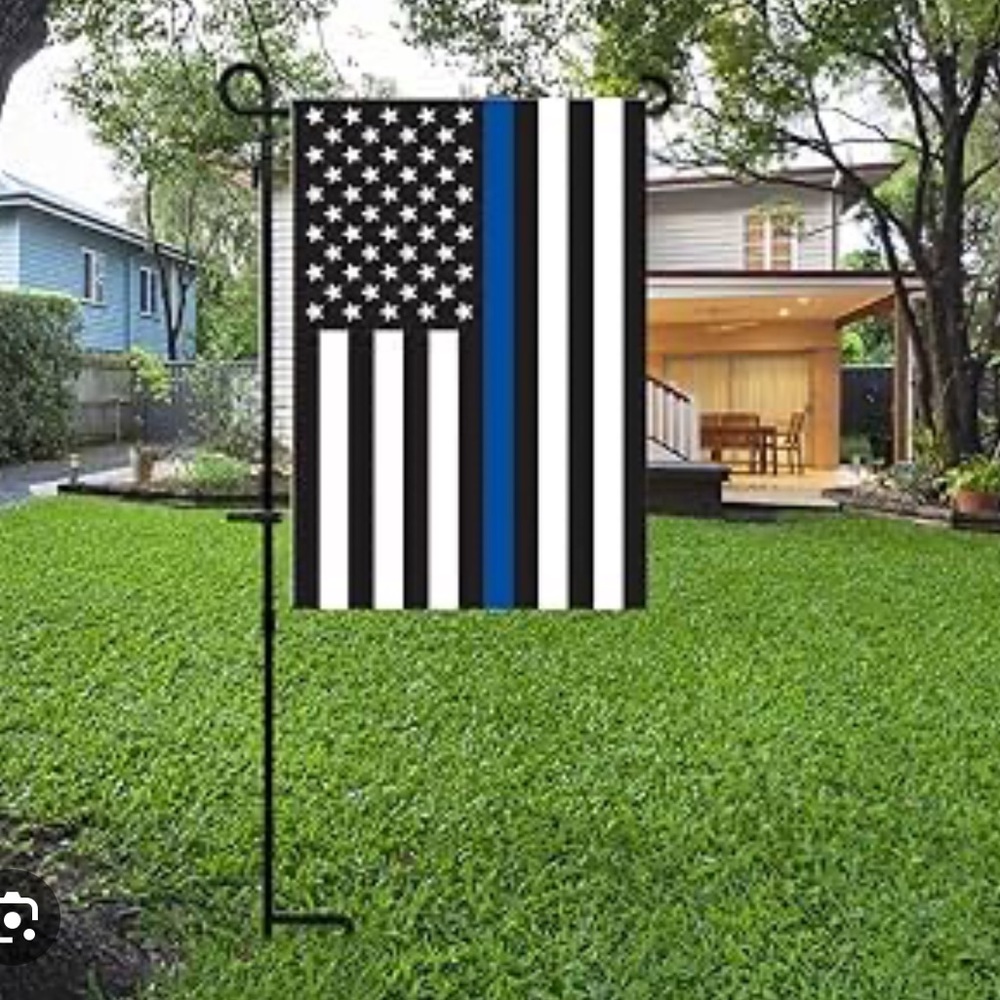 Police Cop Garden Flag